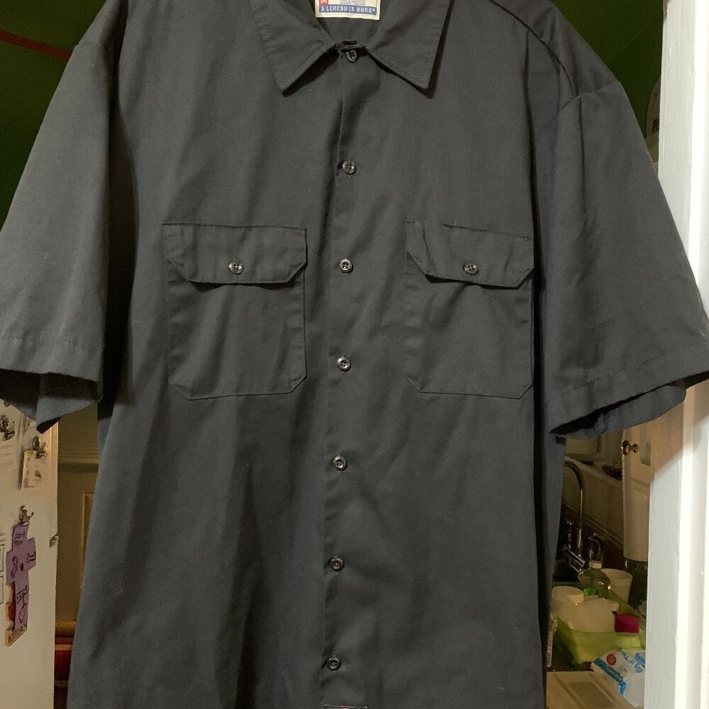 Men's Dickies Short Sleeved Work Shirt XL